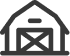 Ícone de casa com sinal